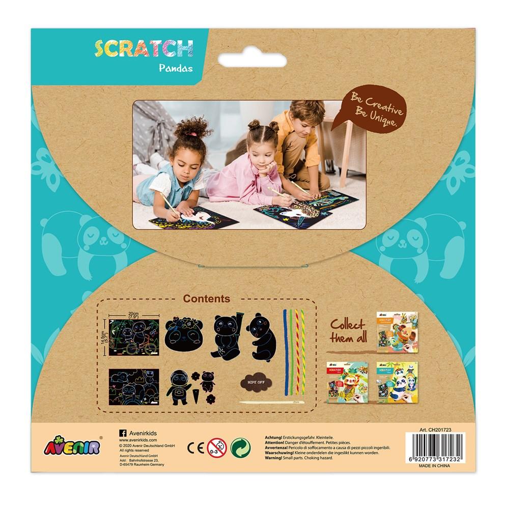 Scratch Art - Pandas - Image 2