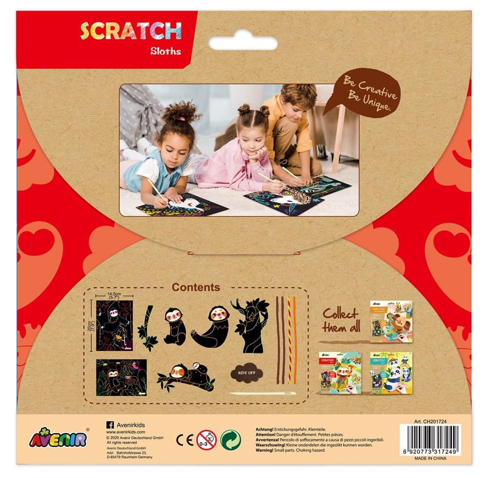 Scratch Art - Sloth - Image 2