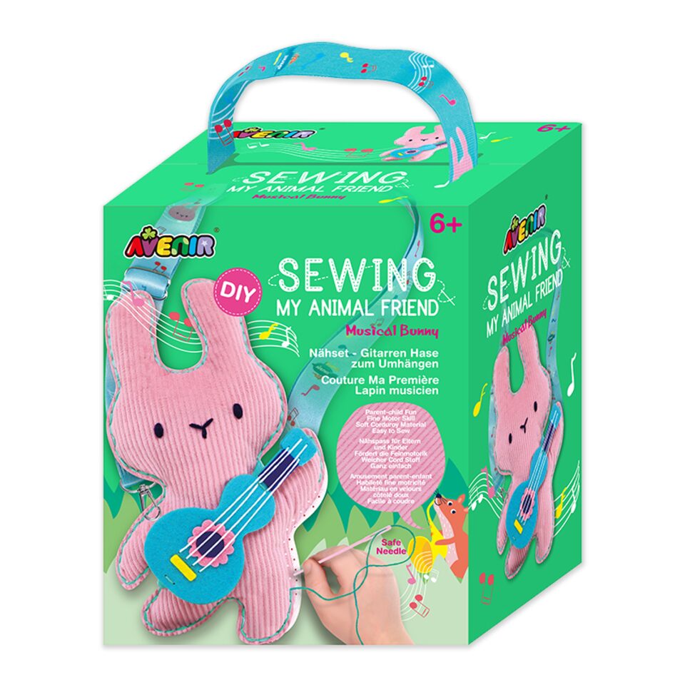 Sewing My Animal Friend with Carrier Strap - Musical Bunny - Image 3