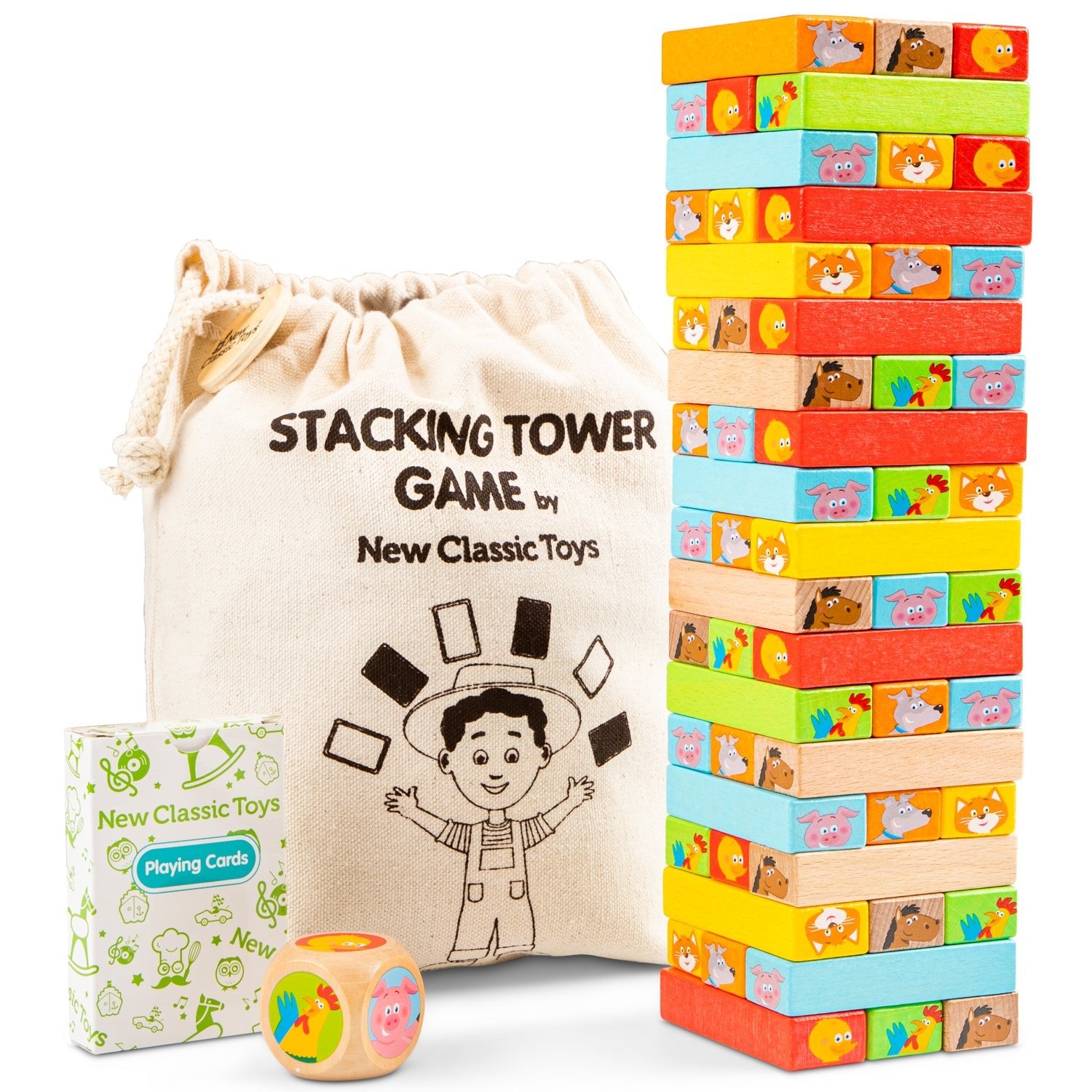 Wooden Block Tower