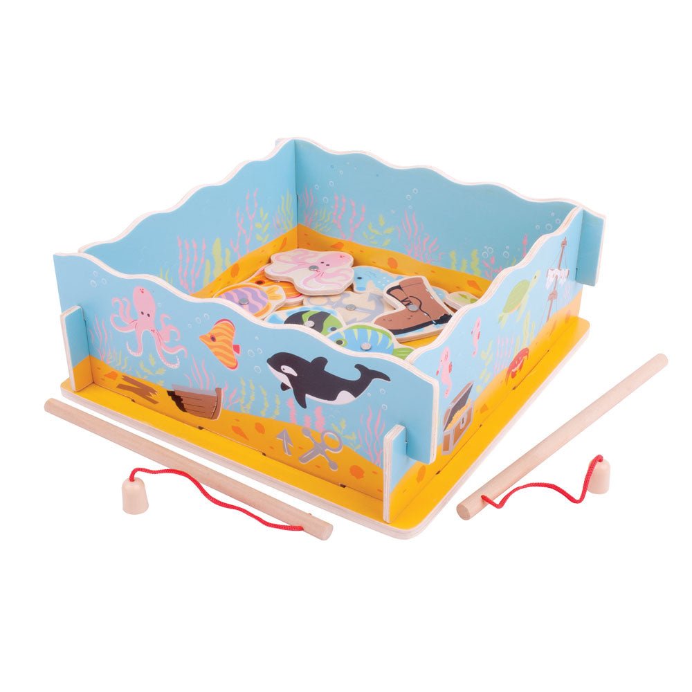 Wooden Magnetic Fishing Game - Image 4