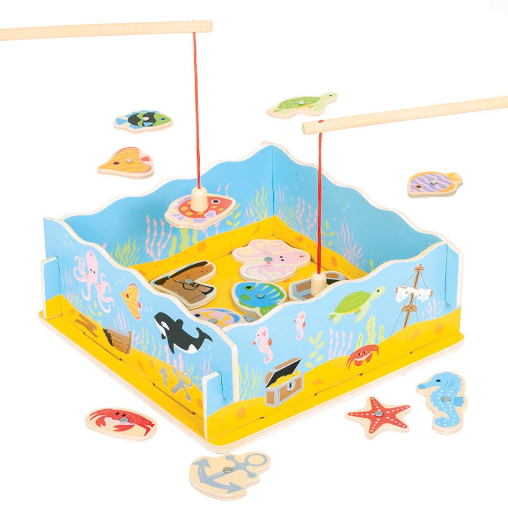 Wooden Magnetic Fishing Game